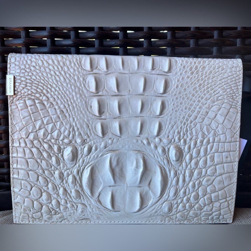 NWT Brahmin COCONUT MILK Melbourne Refillable Journal